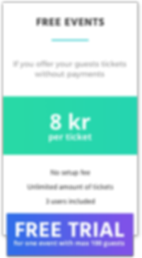 Price for free events