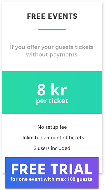 Price for free events