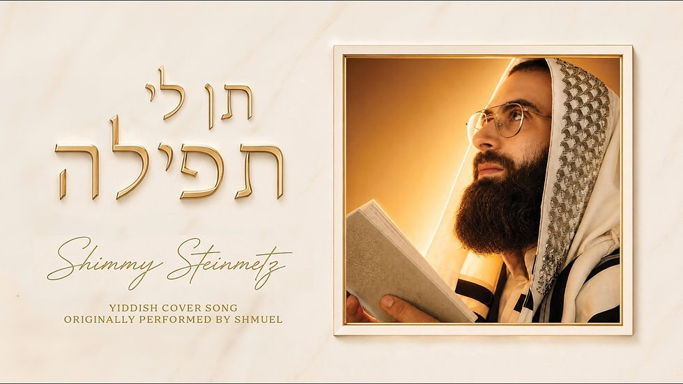 Shimmy Steinmetz - Ten Li Tfilla (Yiddish Cover)