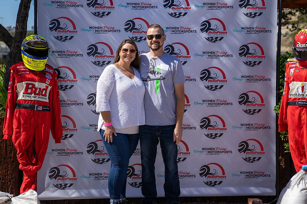 Megan, Rob step & repeat