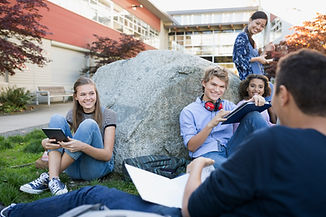 Students on a Break