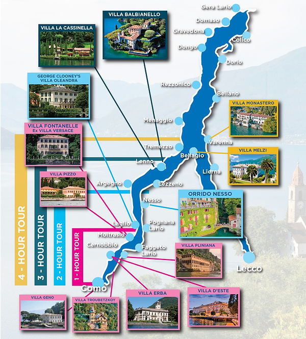 Journey on lake Como - map hours for boat rental and boat tour.jpeg