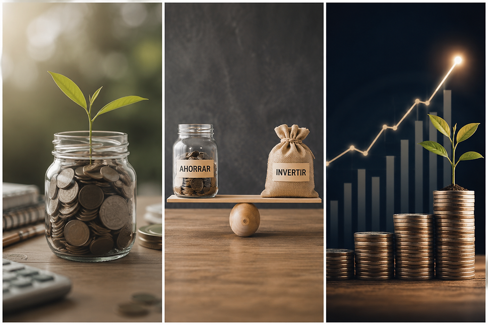 Ahorrar vs. invertir: la diferencia que cambia tu futuro financiero