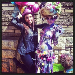 Bodypainting Tim Burton Inspiration