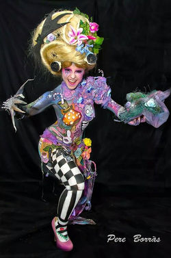 Bodypainting Tim Burton Inspiration