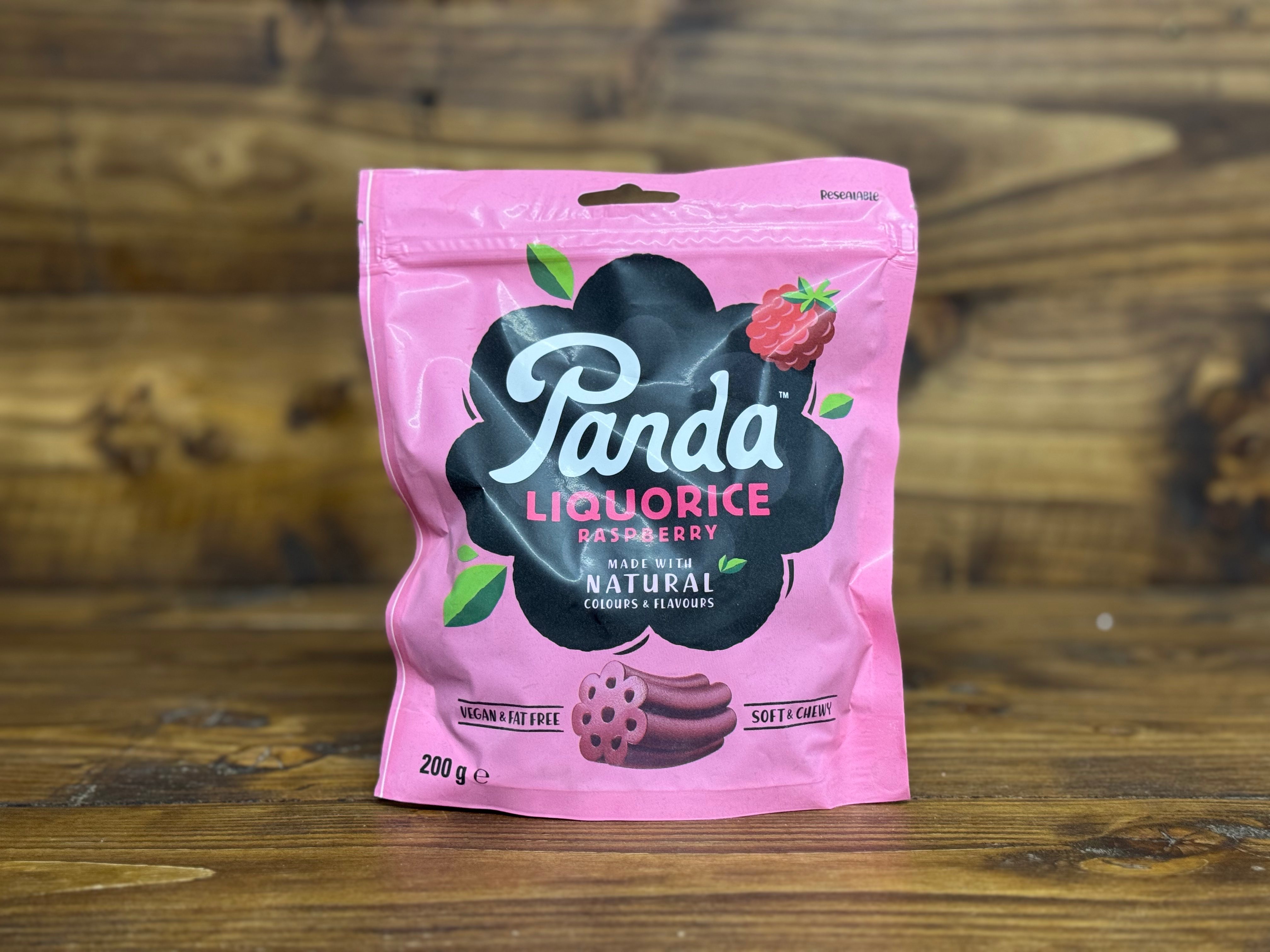 Raspberry Liquorice Panda