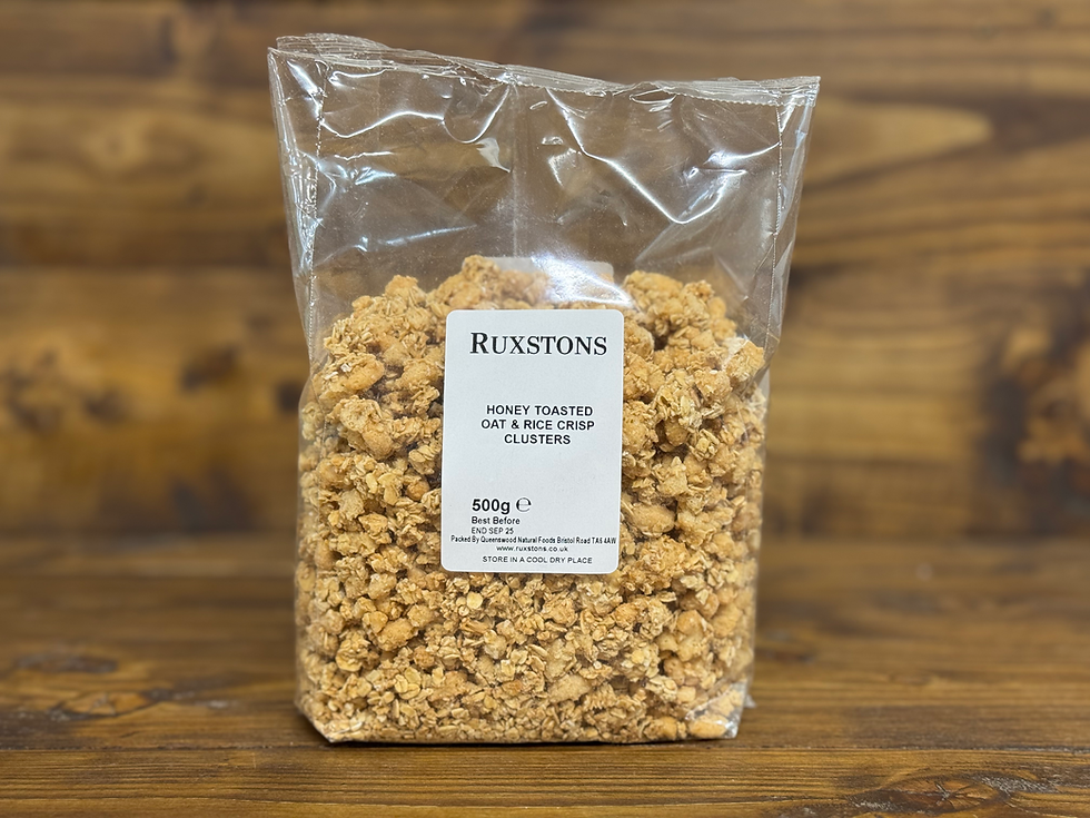 Honey Toasted Oat and Rice Crisp Clusters