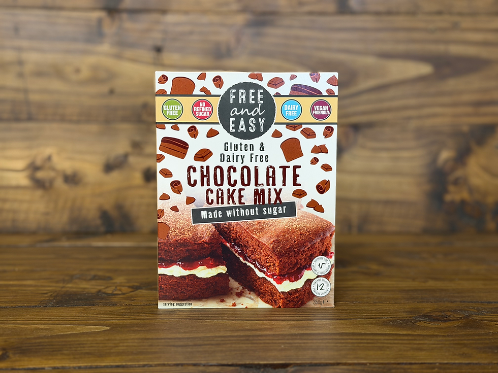 Gluten & Dairy Free Chocolate Cake Mix | Free and Easy