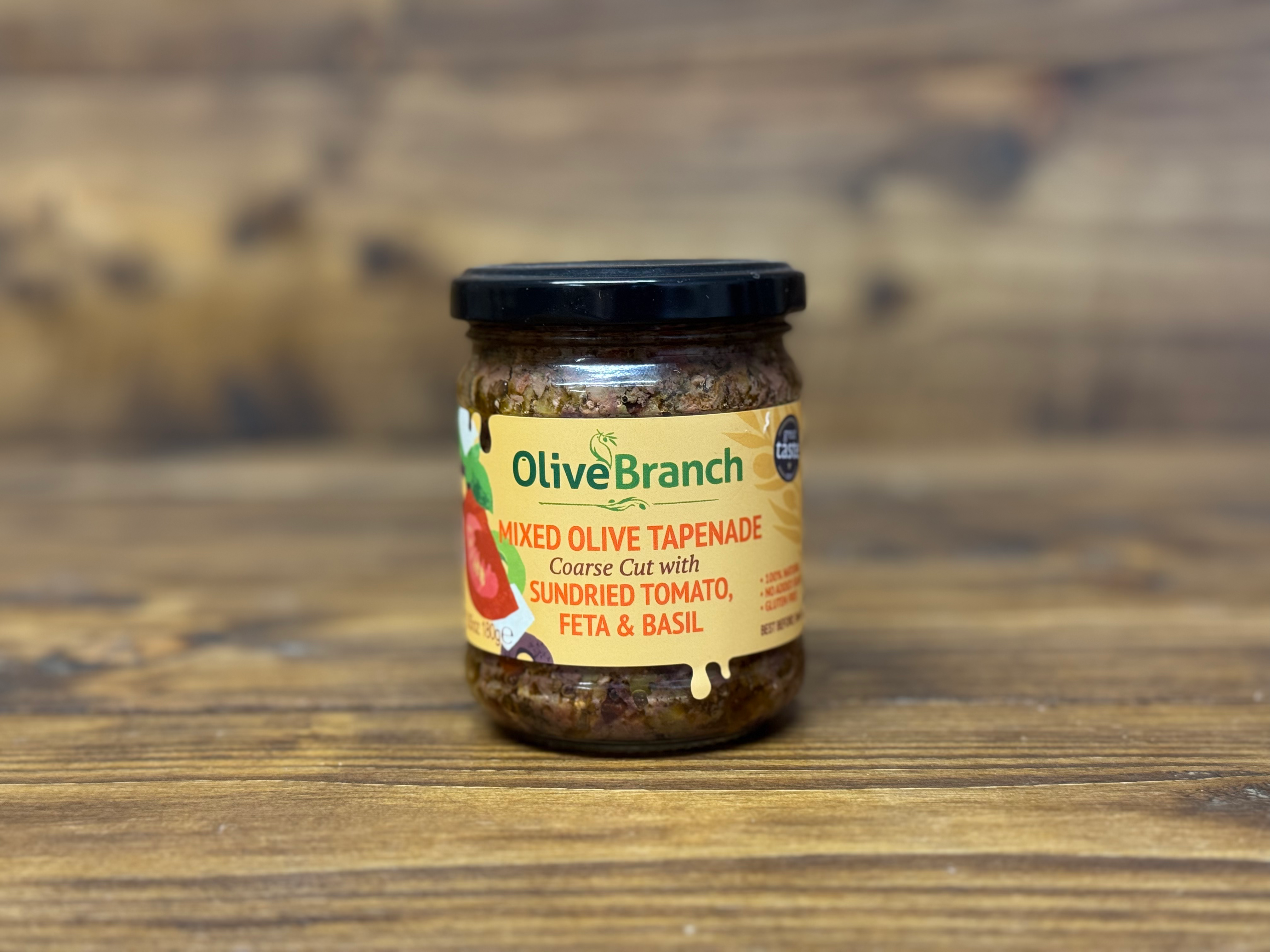 Mixed Olive Tapenade with Sundried Tomato Feta and Basil | Olive Branch