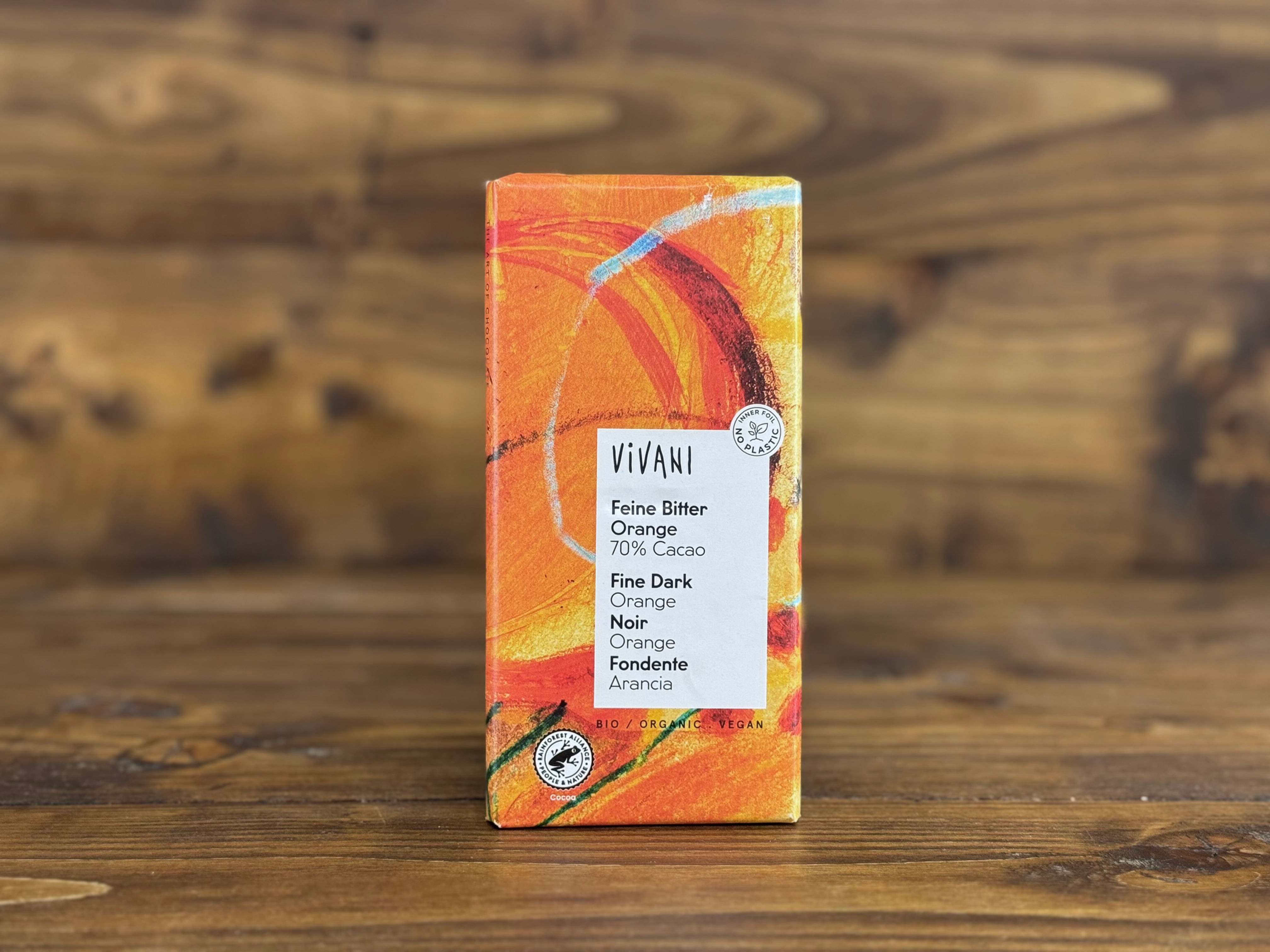 organic dark chocolate orange