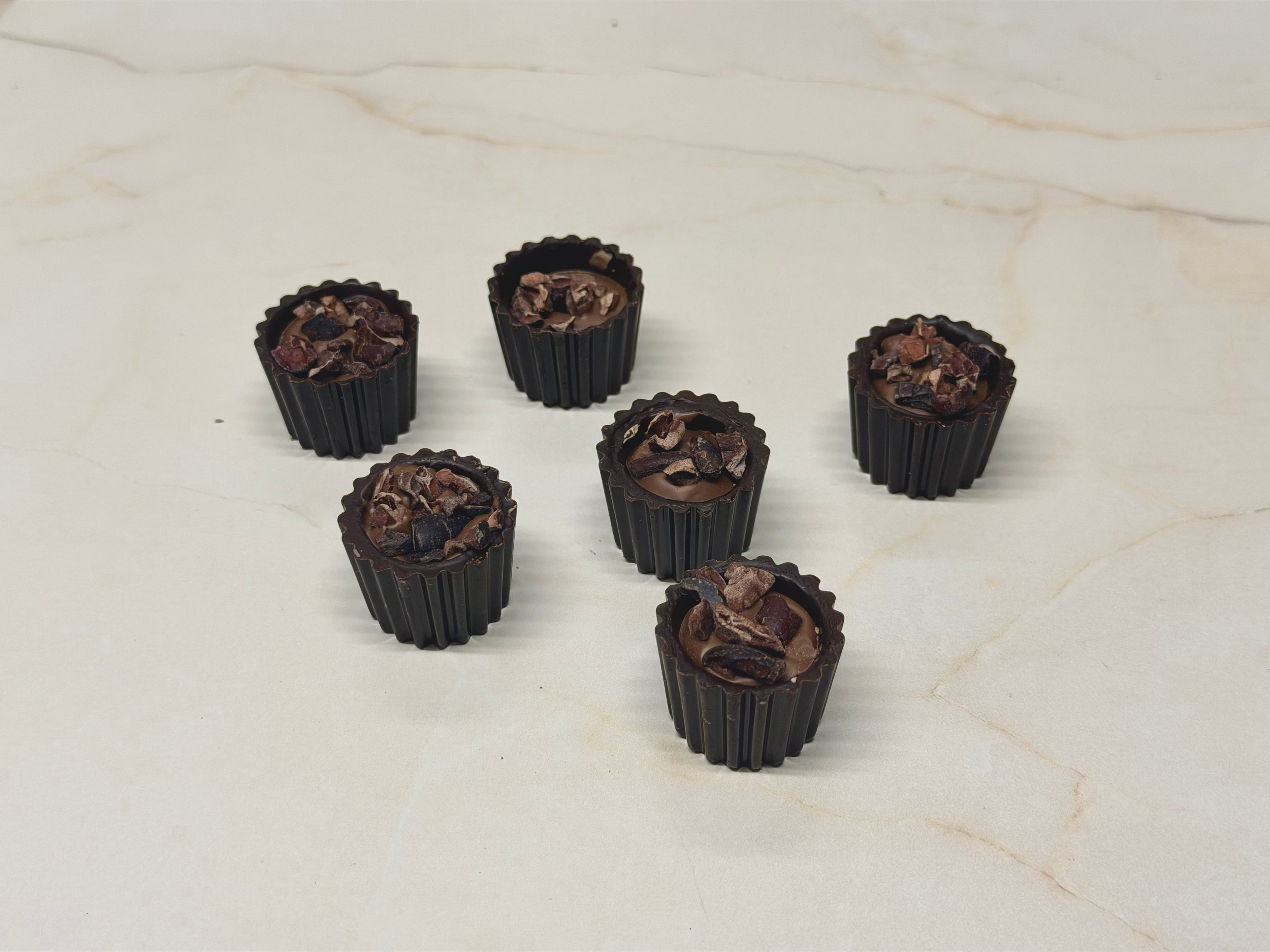 Dark Cocoa Nib Chocolate 6 Box | Ruxstons