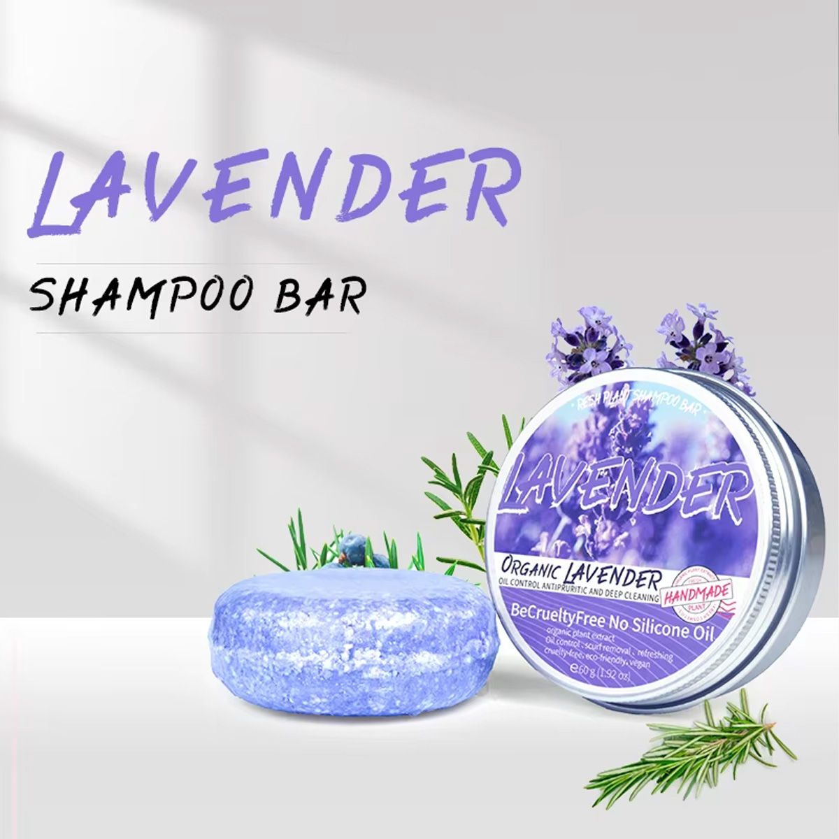 SHAMPOO SOAP - Lavender Oil Control Refreshing Hair Smooth Oily Scalp Solution