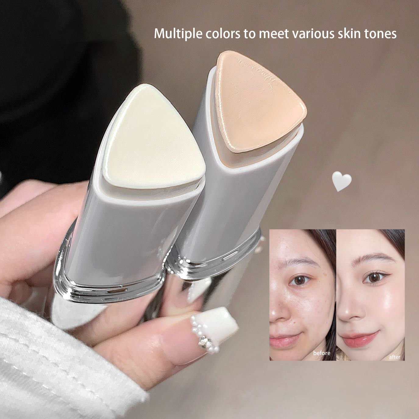 Kakashow Lazy Foundation Make-up Stick Natural Moisturizing Fit Non Drying Found