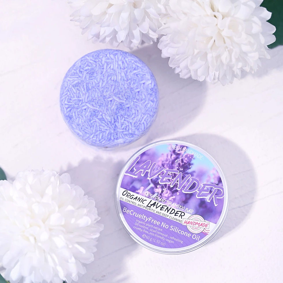 Thumbnail: Lavender Shampoo Oil Control Refreshing Hair Smooth Oily Scalp Solution No Silic