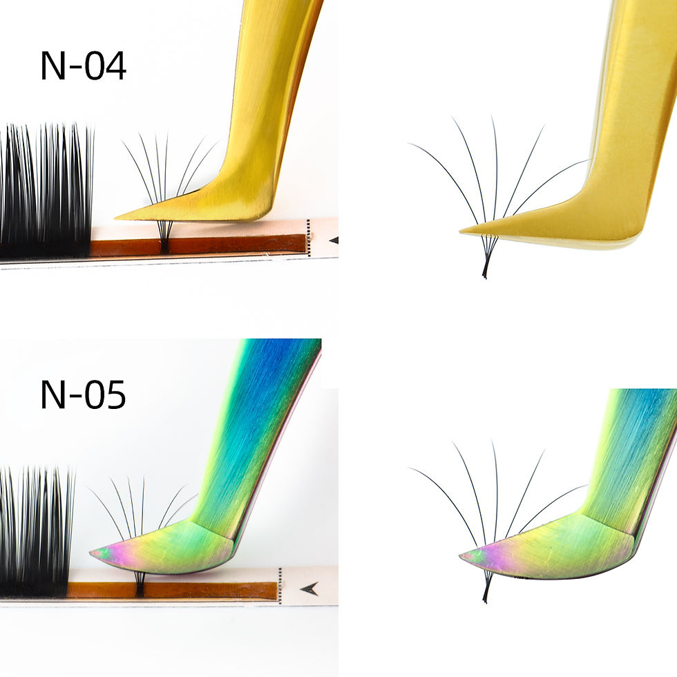 Thumbnail: NAGARAKU Eyelash Extension Tweezers Makeup Stainless Steel Eyelash 3D accurate C