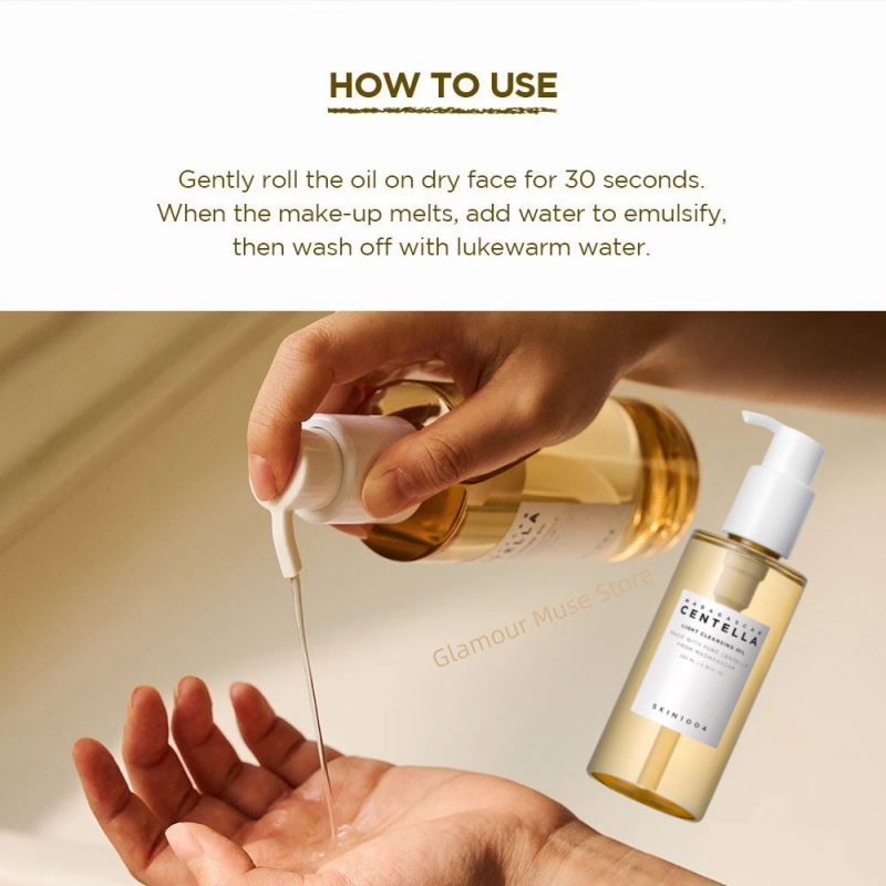 Thumbnail: Korean Centella Light Cleansing Oil Facial Makeup Remover Moisturizing Gentle Oi