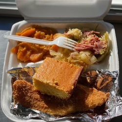 Catfish Cabbage & Sweet Potatoes