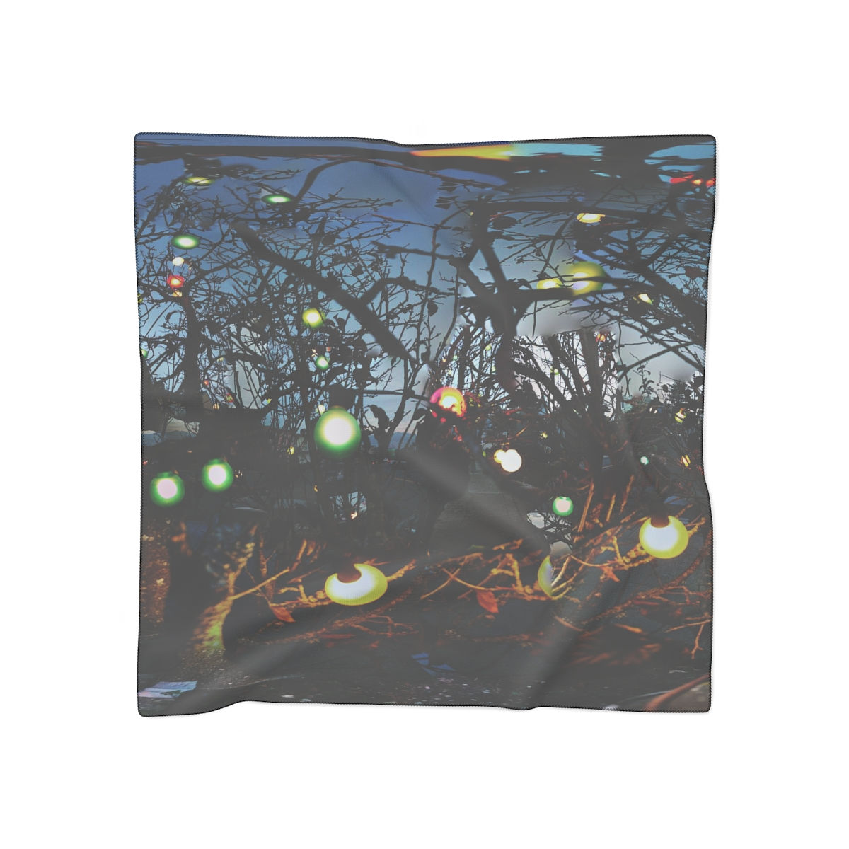 Holidays Lights at Dusk Scarf