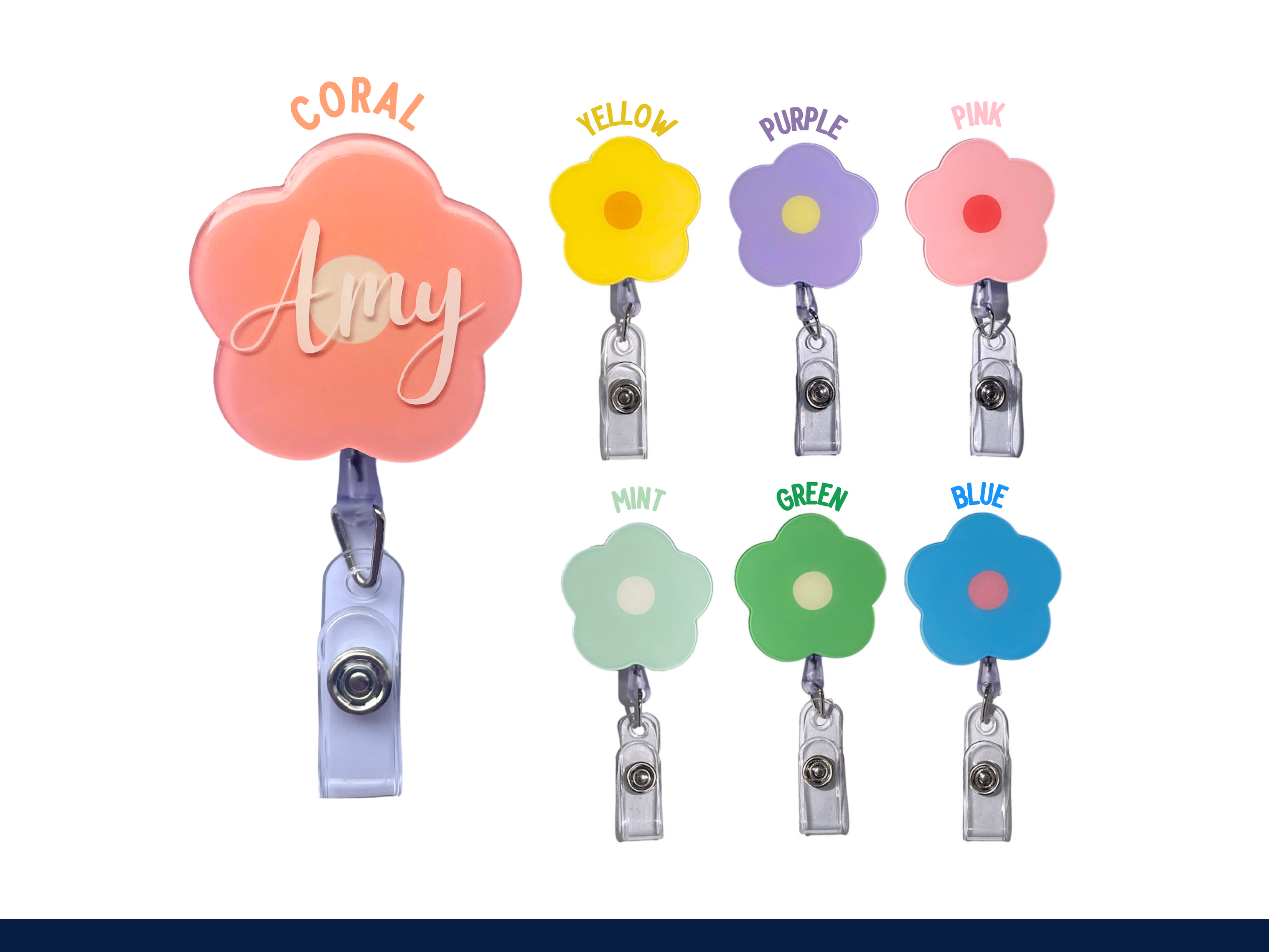 Flower Badge Reel