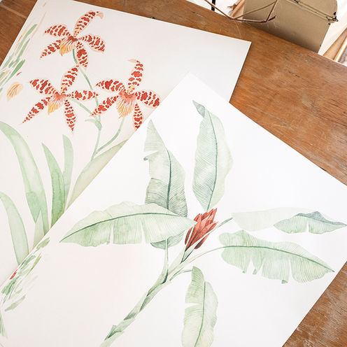 botanical pattern design