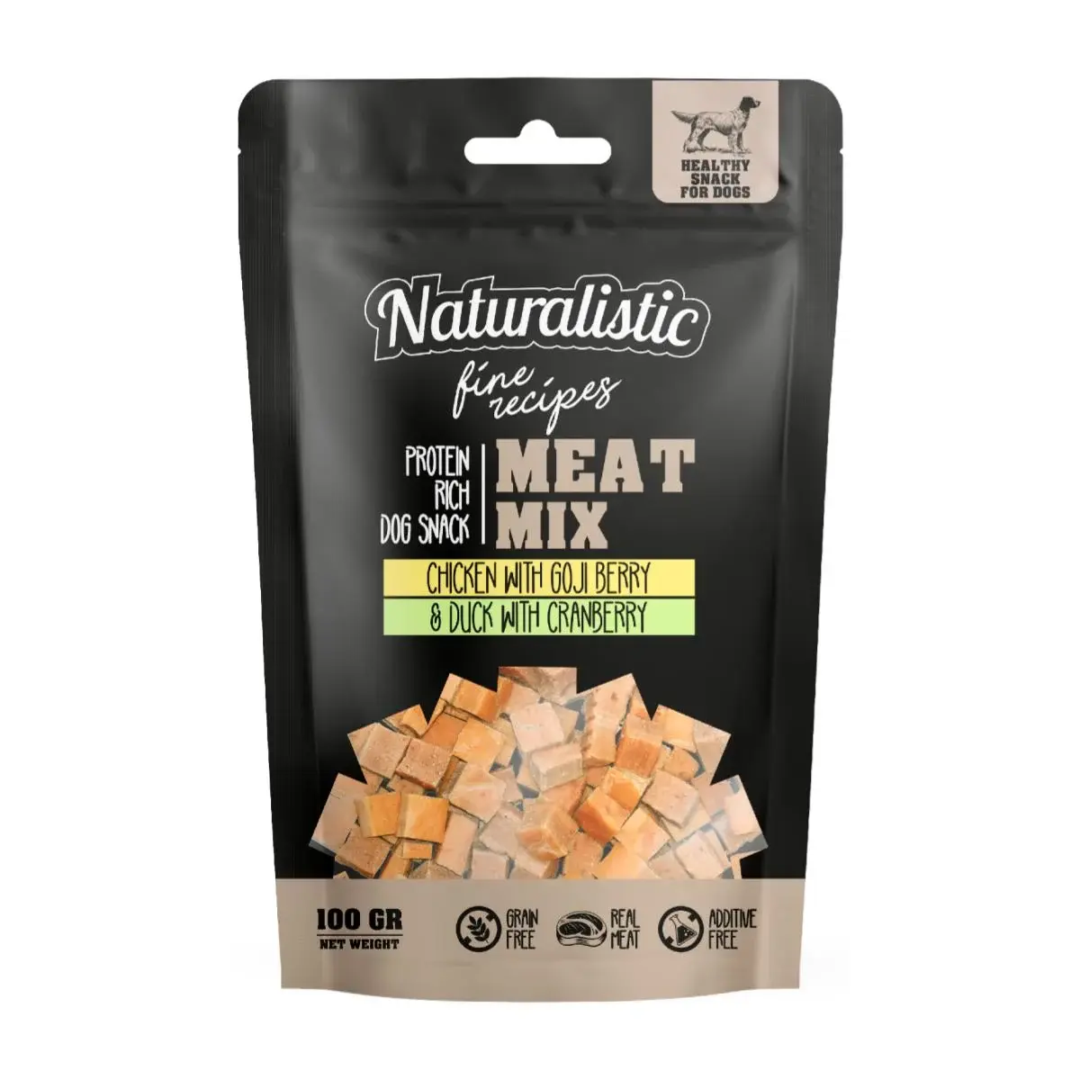 NATURALISTIC MEAT MIX CHICKEN & DUCK 100GR