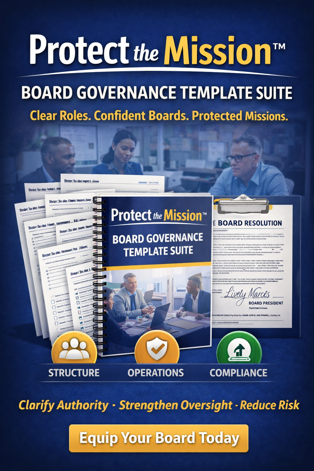 BOARD UP™- Non-Profit Board Governance Kit