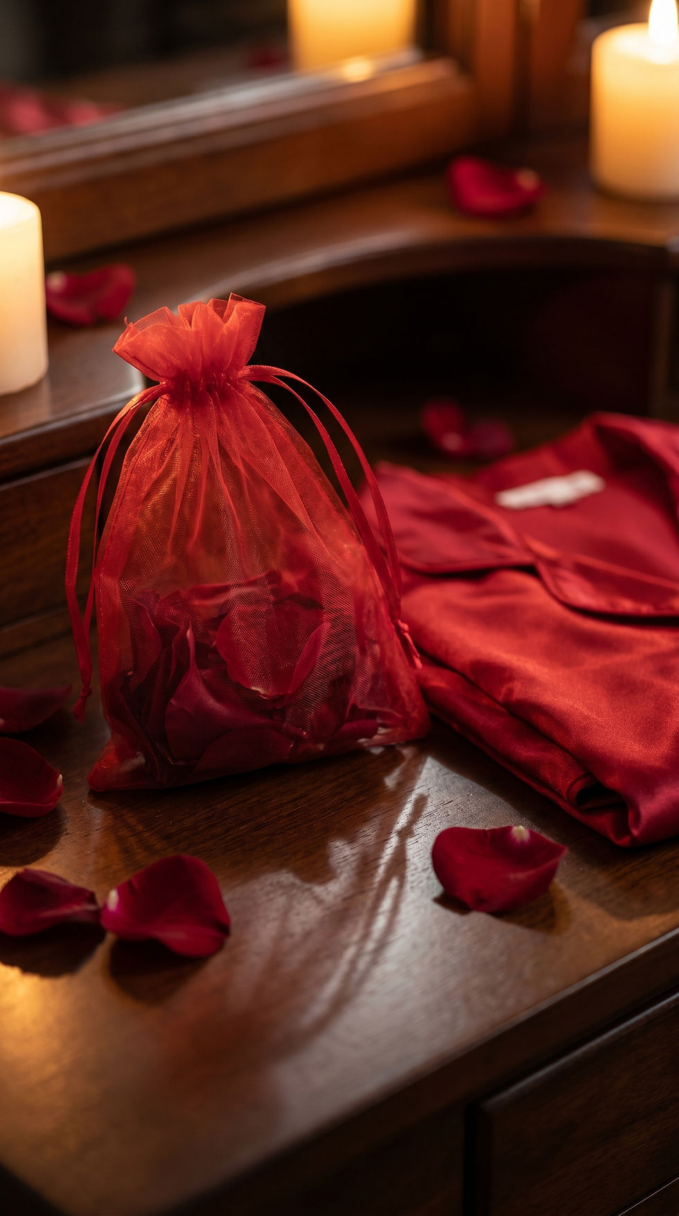 Organza Gift bags - Red