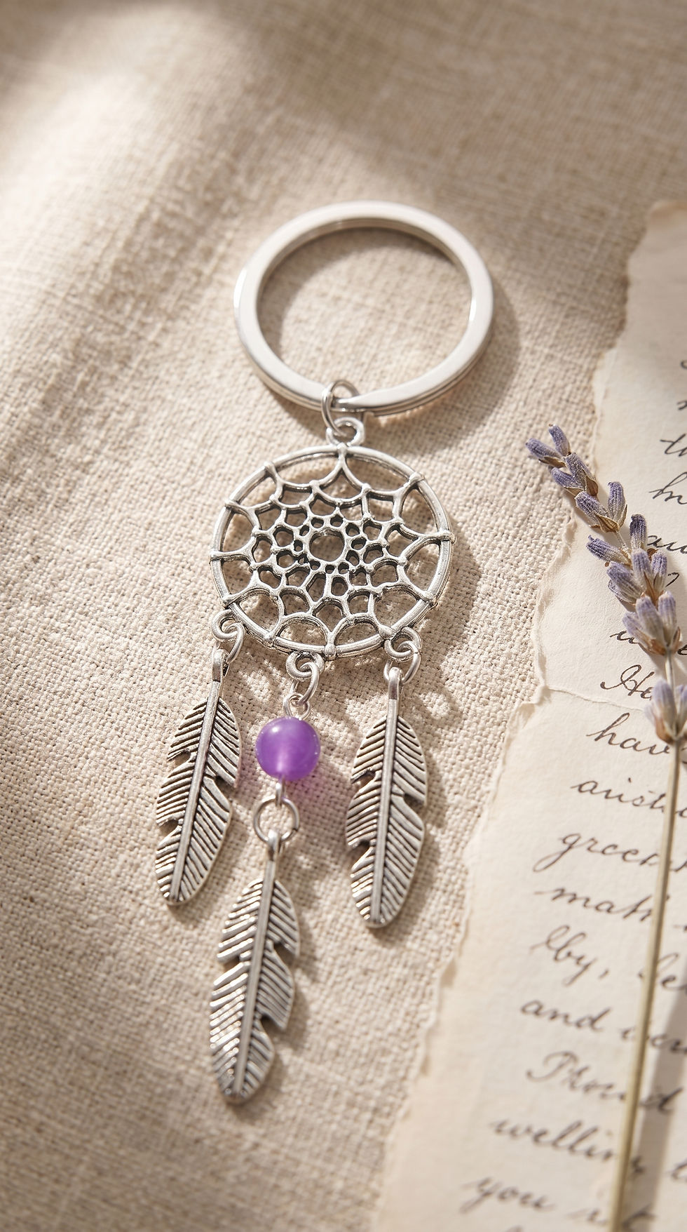 Dream catcher key ring