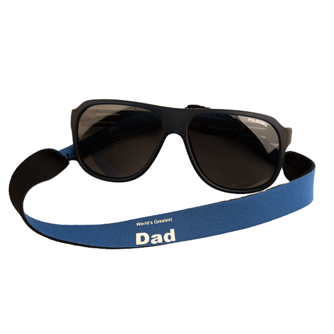 World's greatest dad sunglasses strap