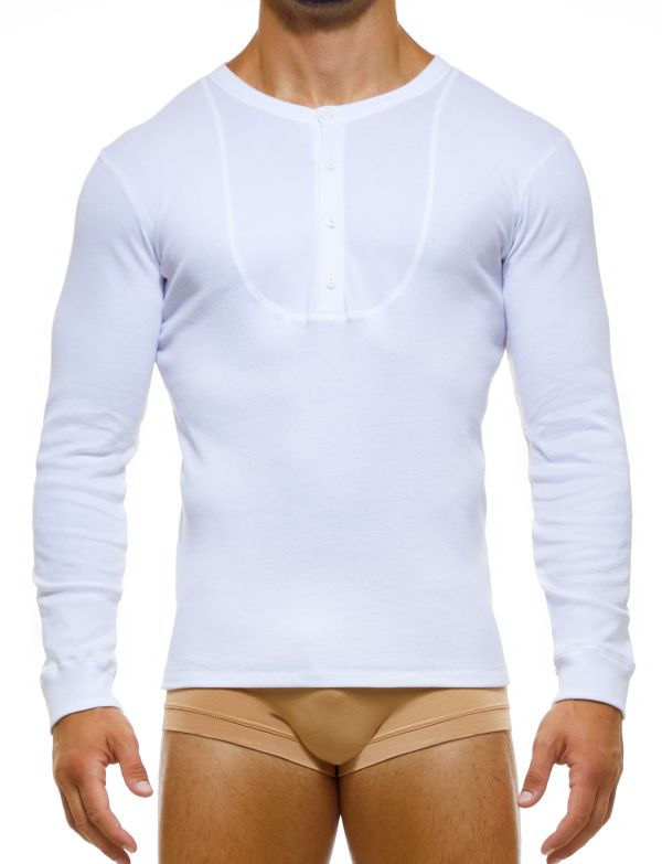 Thumbnail: Organic Henley Longsleeves