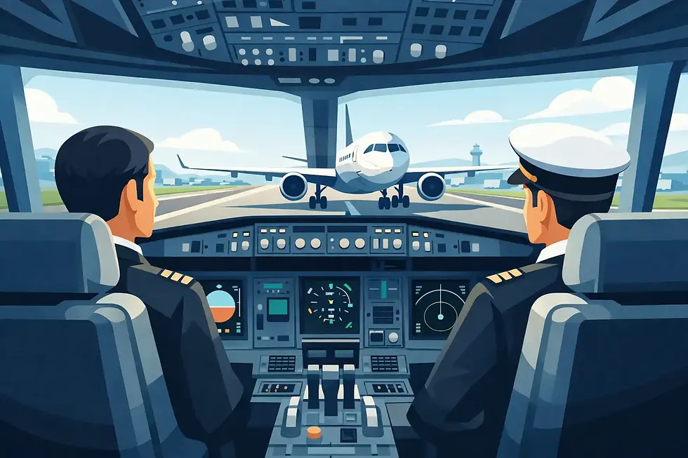 Your Airbus A320 Experience Starts in the Cockpit