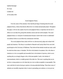 Communication Theory Research Paper