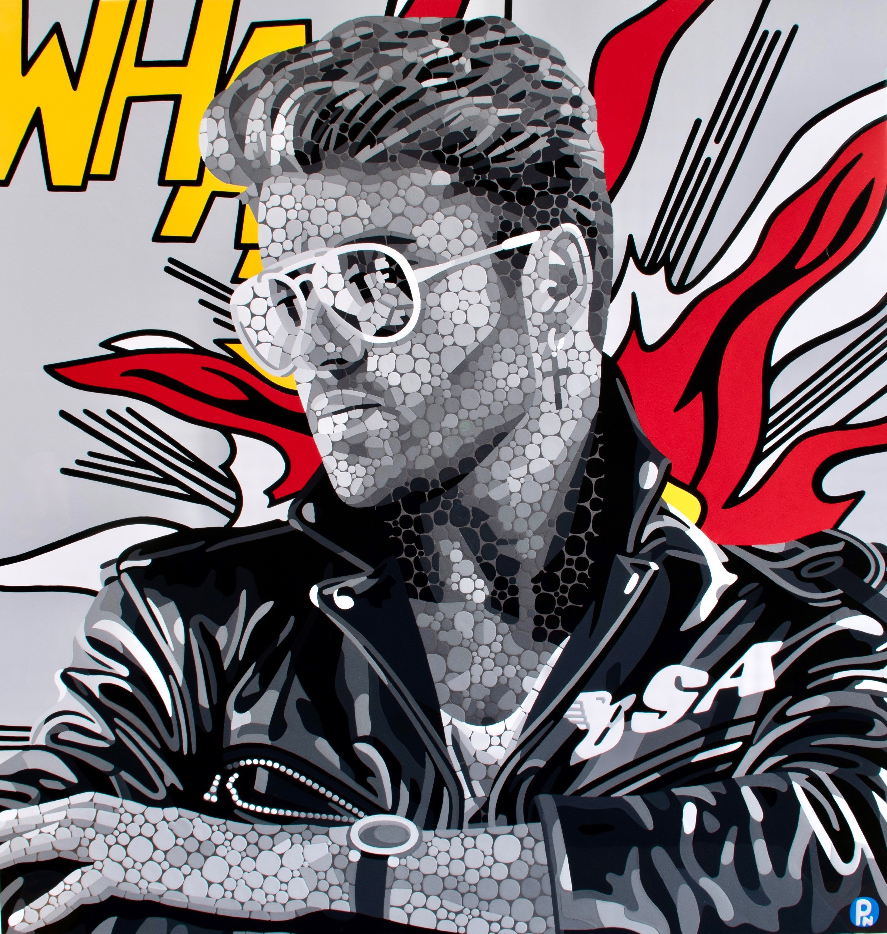 George Michael  Limited Edition Embellished Framed Print 
