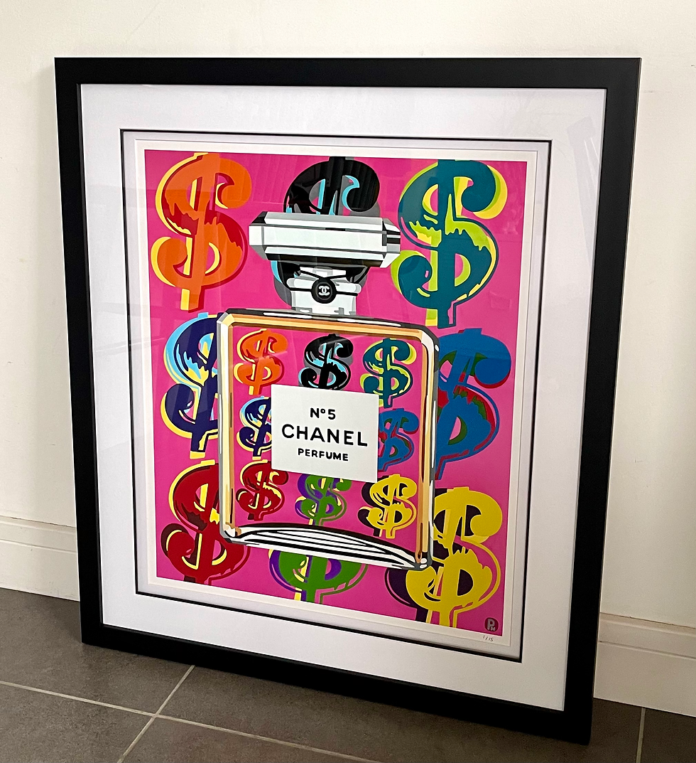 Thumbnail: ‘KERCHING’ Embellished Limited Edition Framed Print 