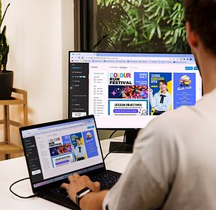Commbox Signage Stand Book a Demo | CommBox
