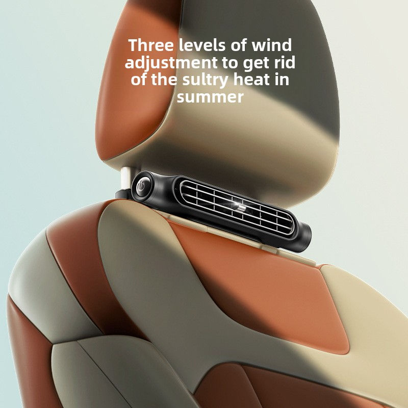 Thumbnail: USB Bladeless Car Seat Cooling Fan