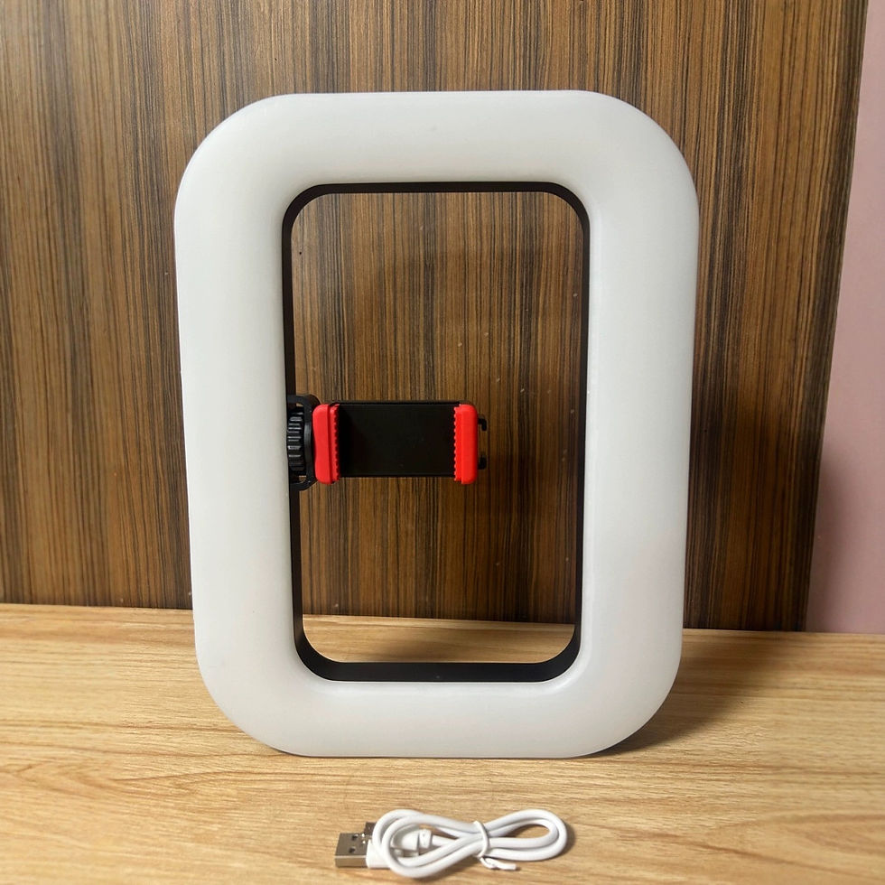 Thumbnail: Portable Handheld Ring Fill Light with Built-in Battery