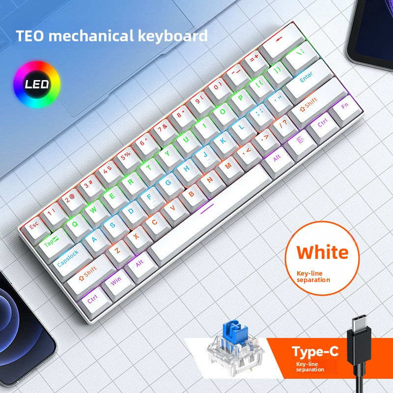 Thumbnail: Mechanical keyboard with blue switches