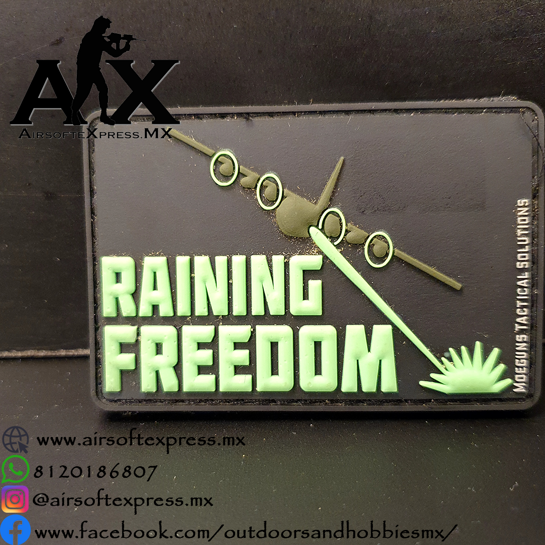 MoeGuns "Raining Freedom" 3D PVC Morale Patch