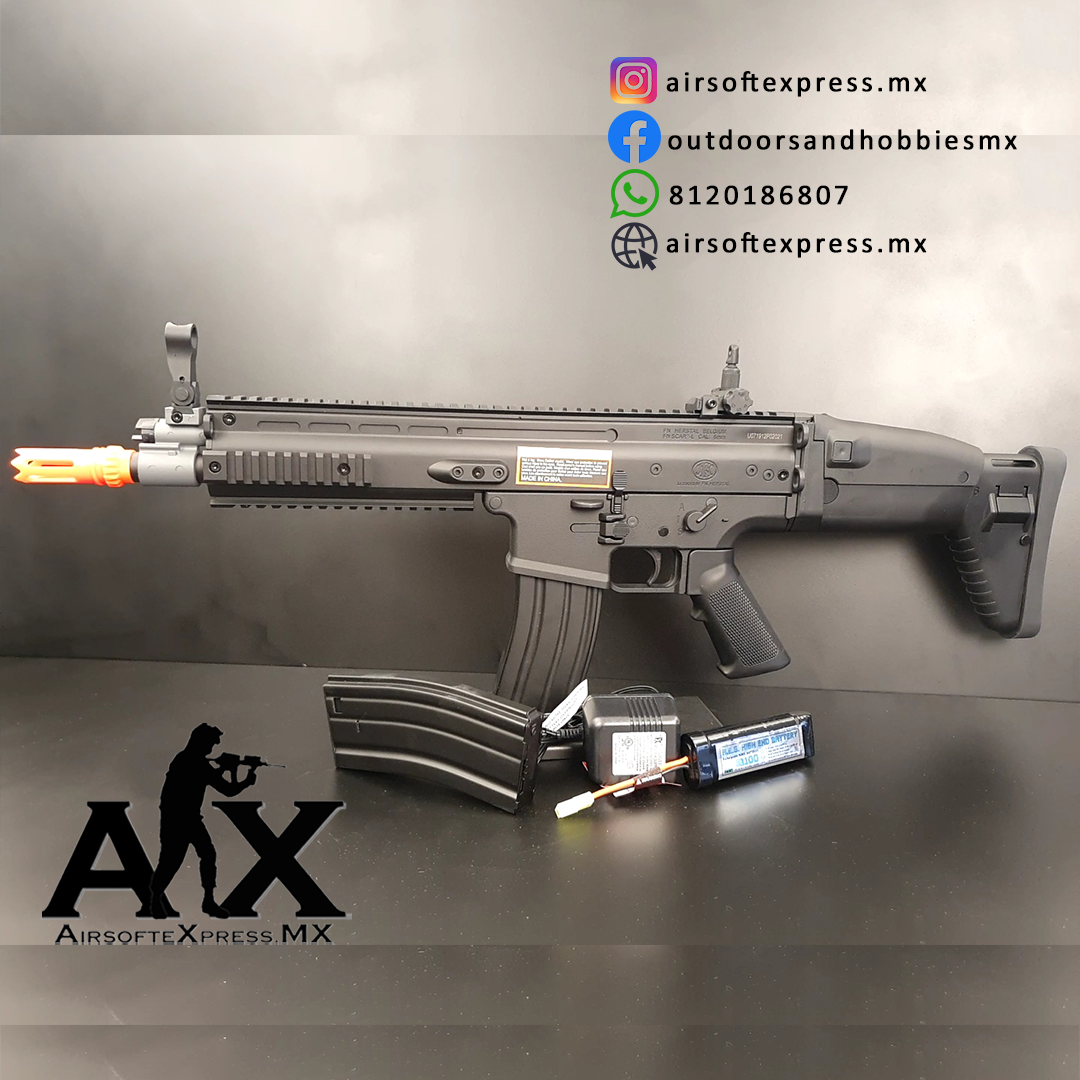 FN Herstal Licensed SCAR-L Airsoft AEG Rifle by Cybergun