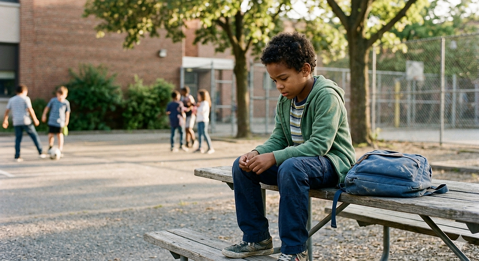 Child showing signs of anxiety — MHMATTERS365 offers child anxiety treatment in Alabama