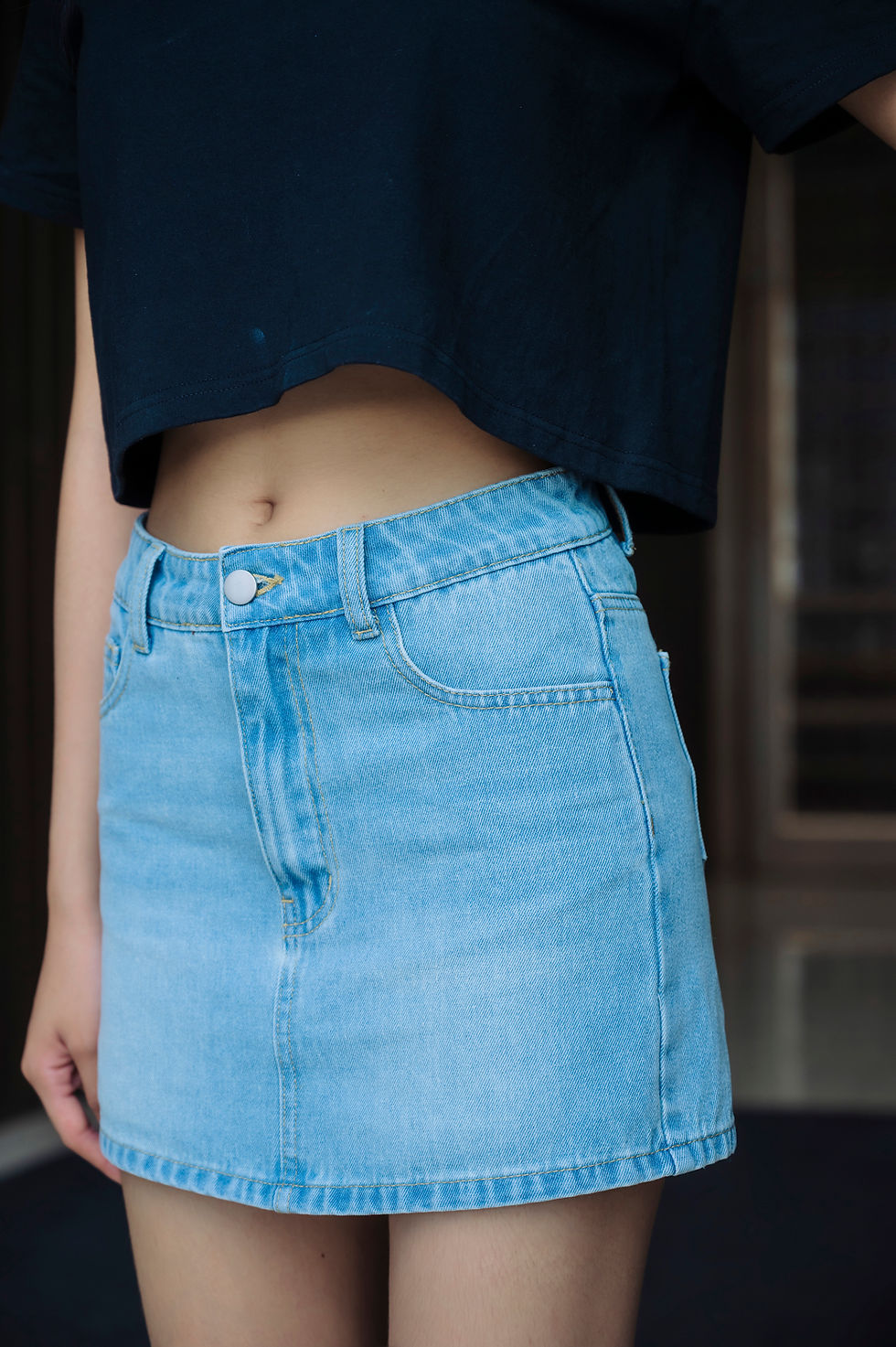 Thumbnail: Short Denim Jean - Free Delivery