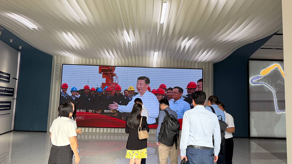 The President of the Cambodia Supply Chain Association (CSCA) visited the Beibu Gulf Port Group Showroom in Nanning, Guangxi, China, on 29 June 2026 to explore strategic investment opportunities and strengthen collaboration in port development, logistics infrastructure, and supply chain connectivity between China and Cambodia, with a focus on supporting the future expansion and modernisation of Phnom Penh Autonomous Port.