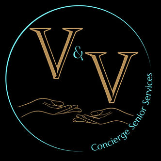 Logo I created for V&V Concierge Senior Services.