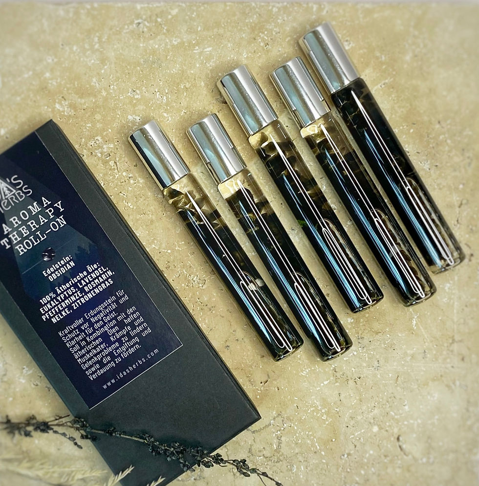 Miniaturbild: Aromatherapie Roll-On mit Edelsteinen