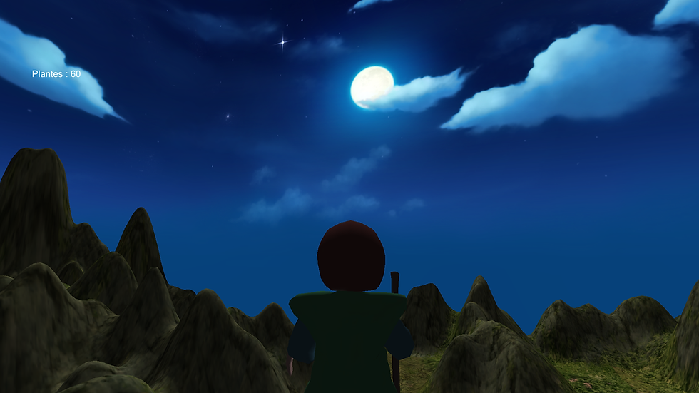 Modélisation de personnage et monde pour jeu