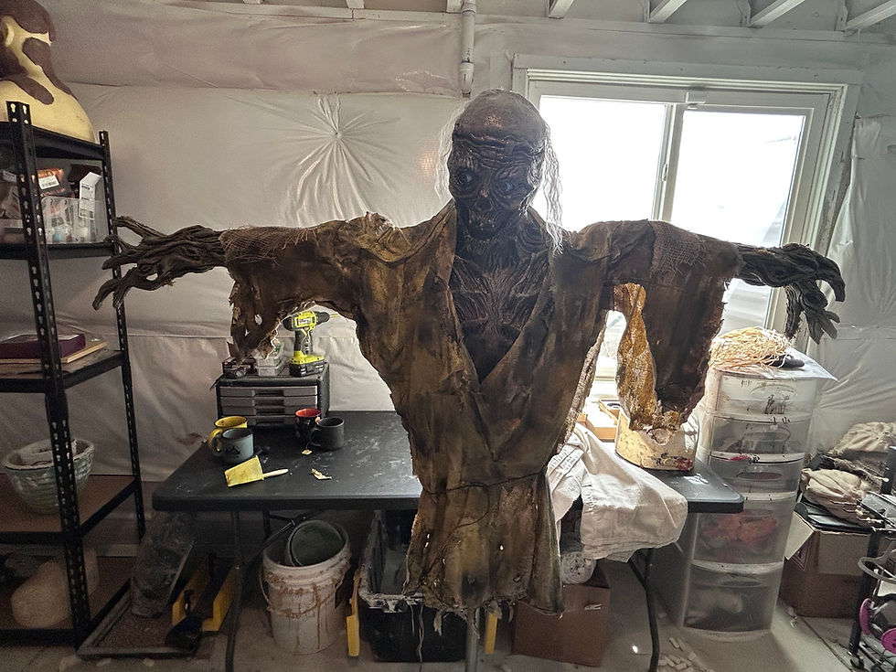 Thumbnail: Cornfield Creature Deluxe - 9 foot Scarecrow