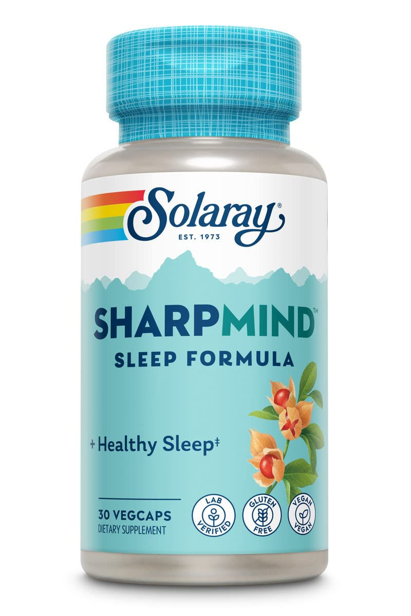 SOLARAY SharpMind Sleep Nootropic Sleep Aid Formula Nootropics Brain Support Sup