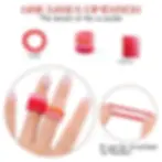 Thumbnail: 50Pcs/Bag Colorful Basic Nylon Ealstic Hair Ties for Girls Ponytail Hold