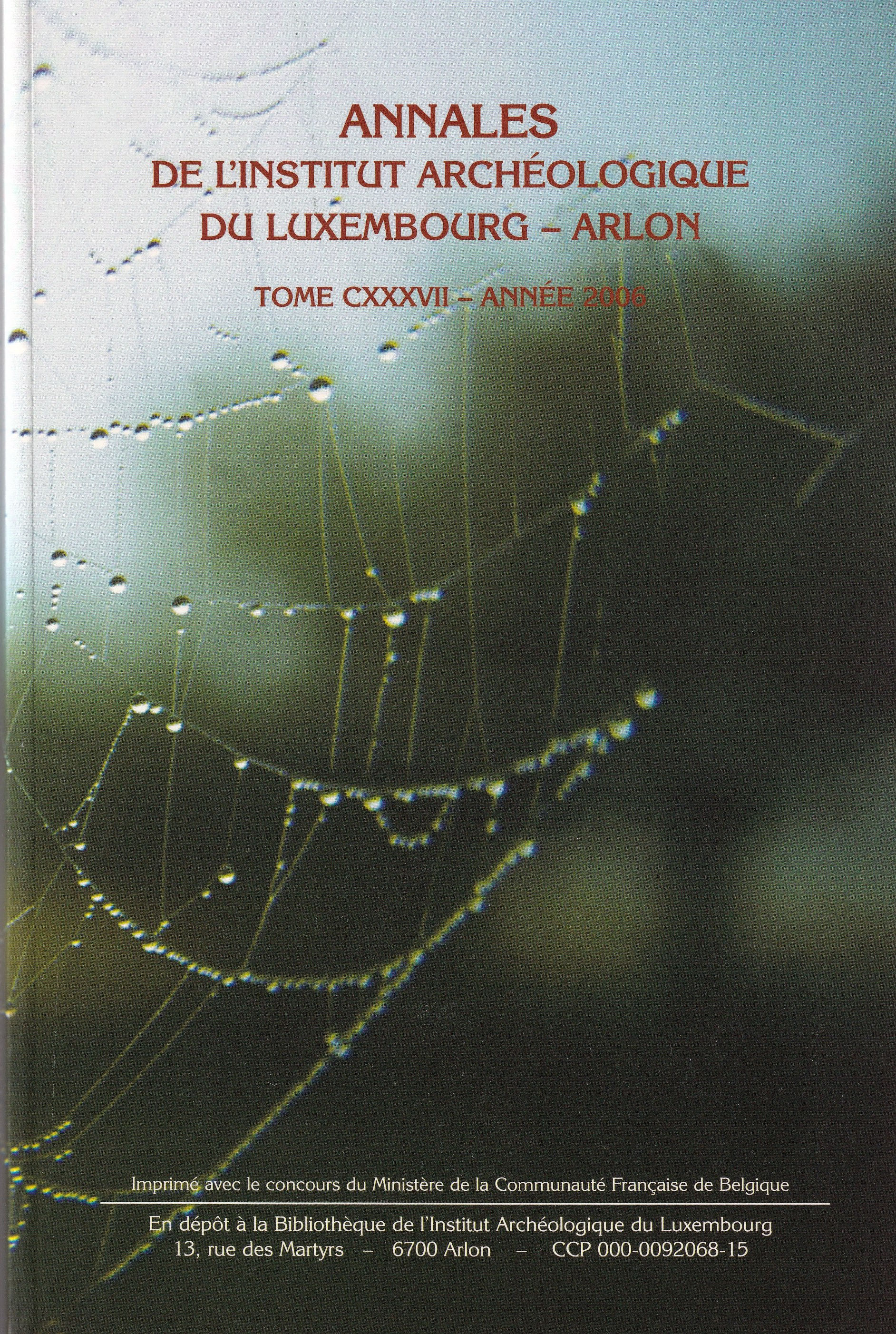 Annales IAL - t. 137 - 2006